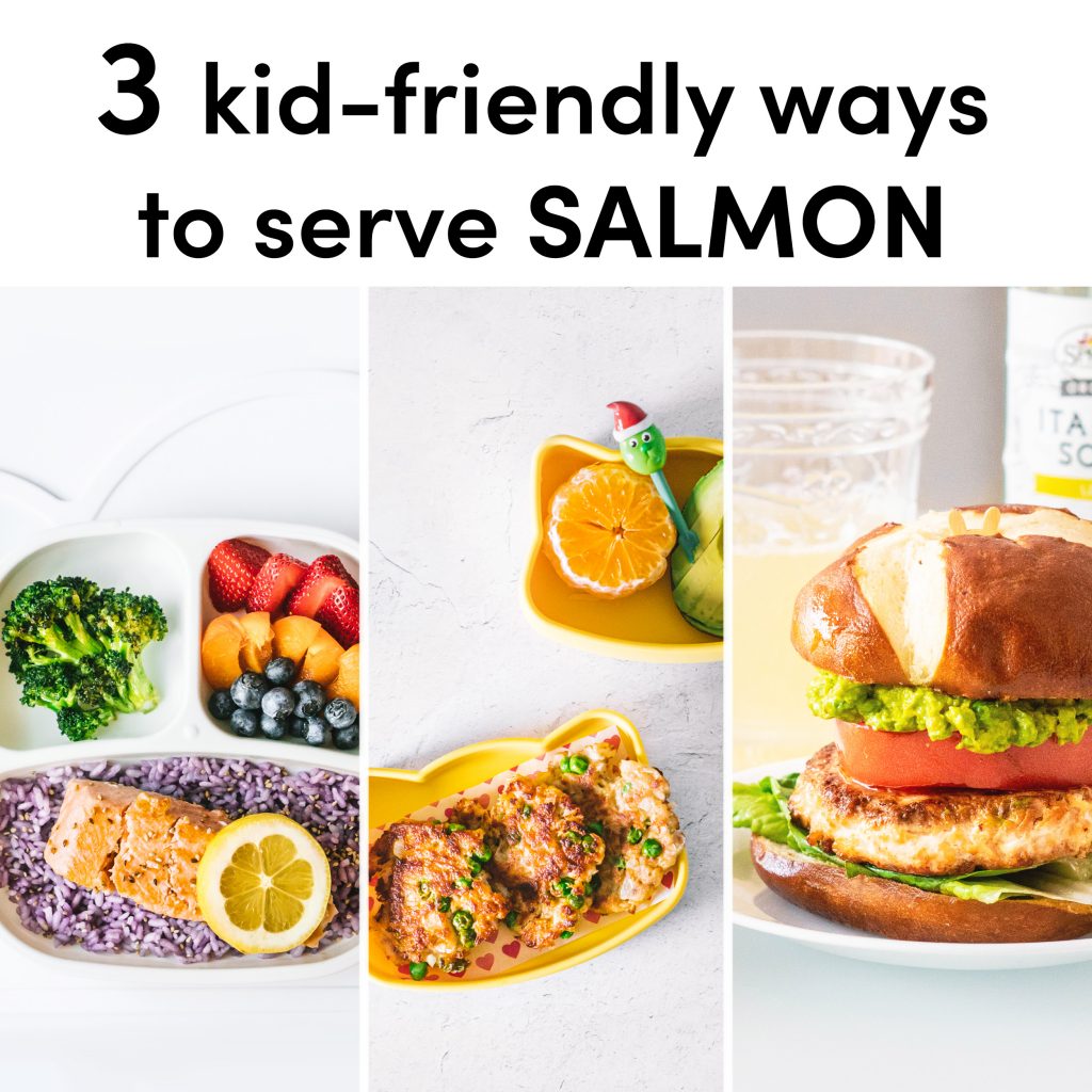 3 Kidfriendly ways to serve Salmon White Blank Space