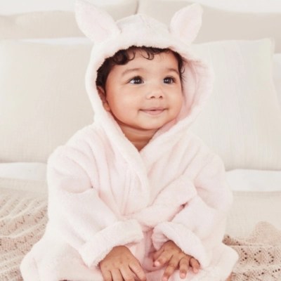 Hydrocotton Baby Robe Newborn & Unisex The White Company UK