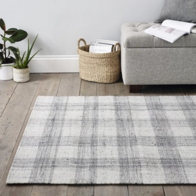 Tyneham Check Rug Furniture Sale The White Company UK