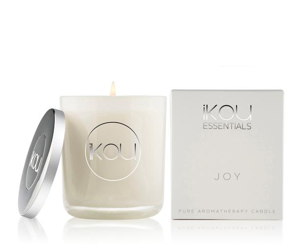 Aromatherapy Candle Joy White Earth