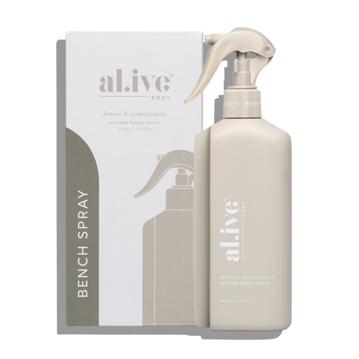 Al.ive Kitchen Kitchen Bench Spray Lemon & Pomegranate White Earth