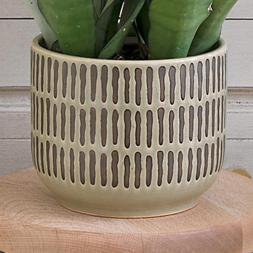 Stone Harbor Cachepot White Flower Farm