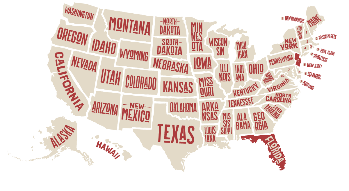 Moving from New Jersey to Florida White Glove Moving