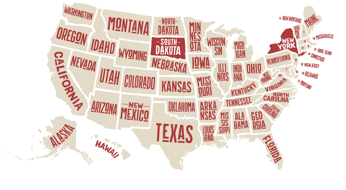 Moving From New York to South Dakota White Glove Moving