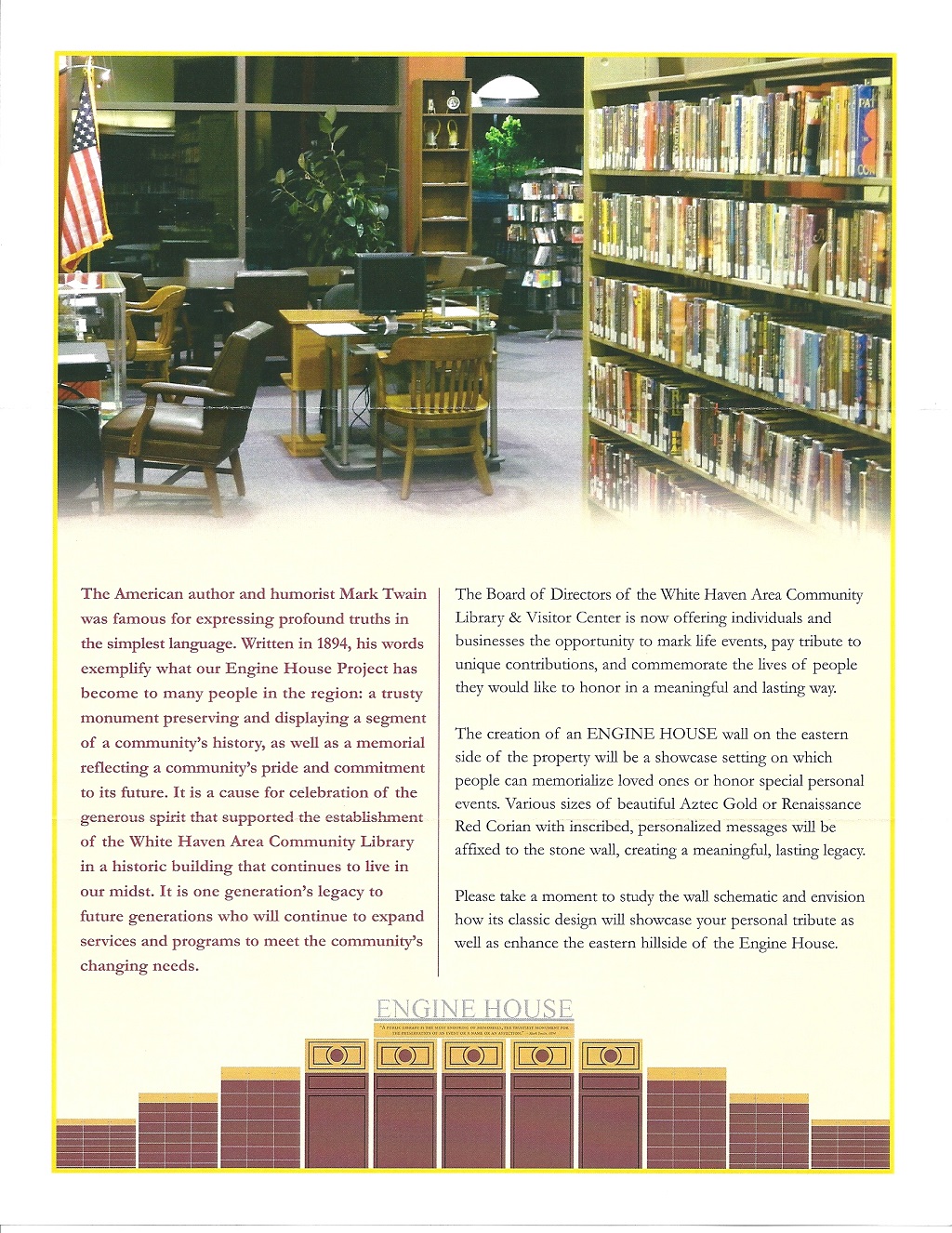 Support the Libray » White Haven Area Community Library