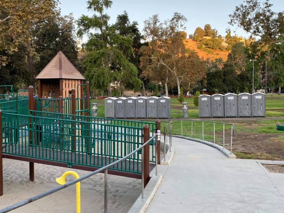 Standard Portable restroom Riverside County White House Sanitation