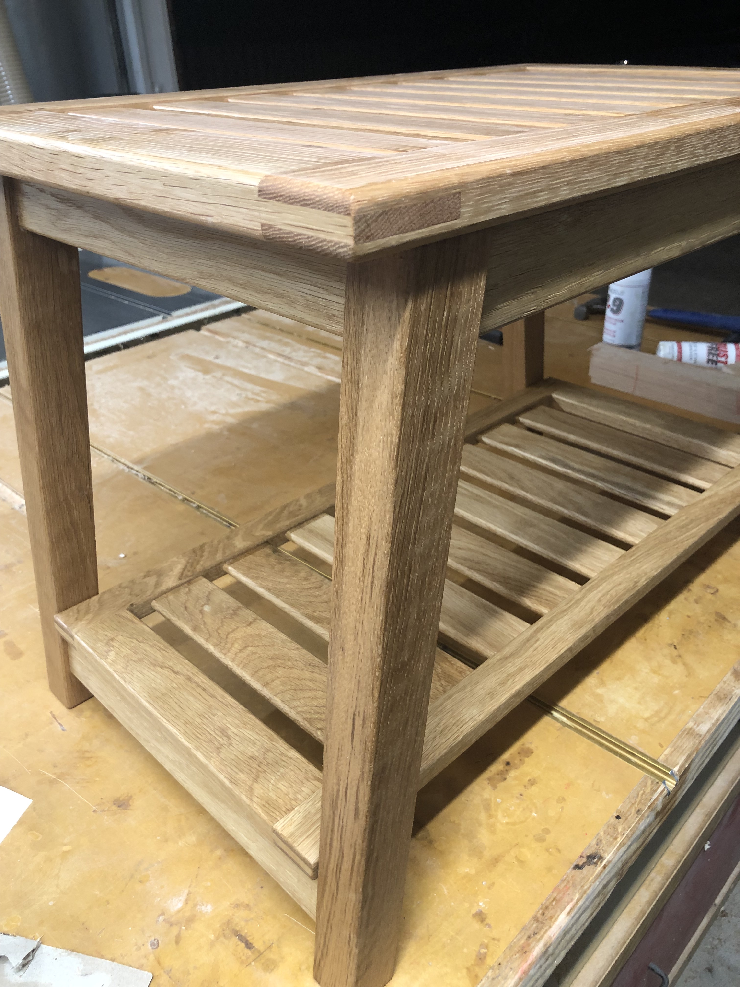 Outdoor/Shower Bench Whitehurst Custom Woodworking