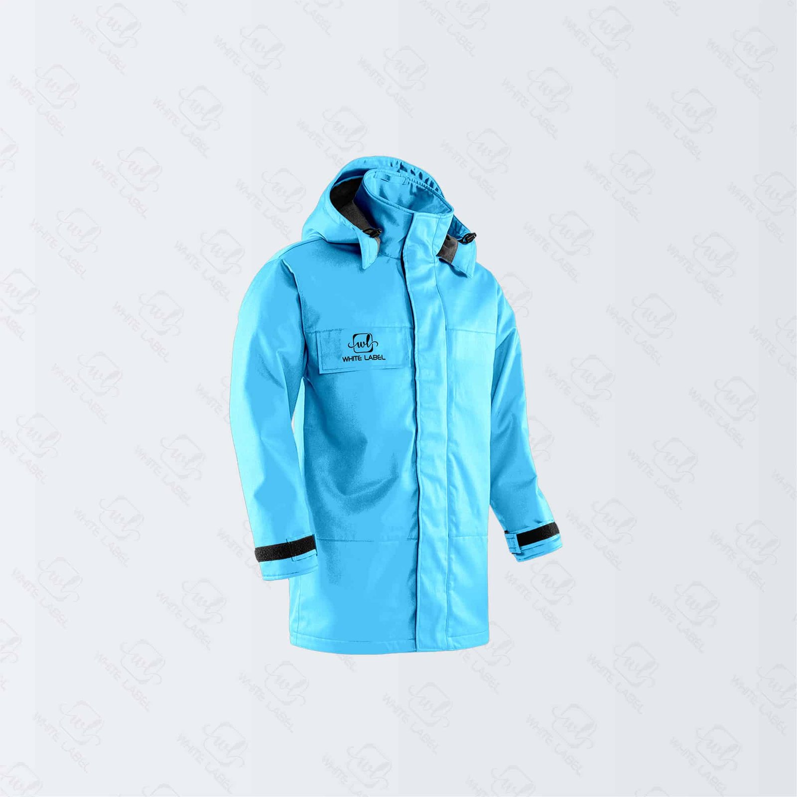 Design Custom Raincoat with Sublimation Print White Label Custom