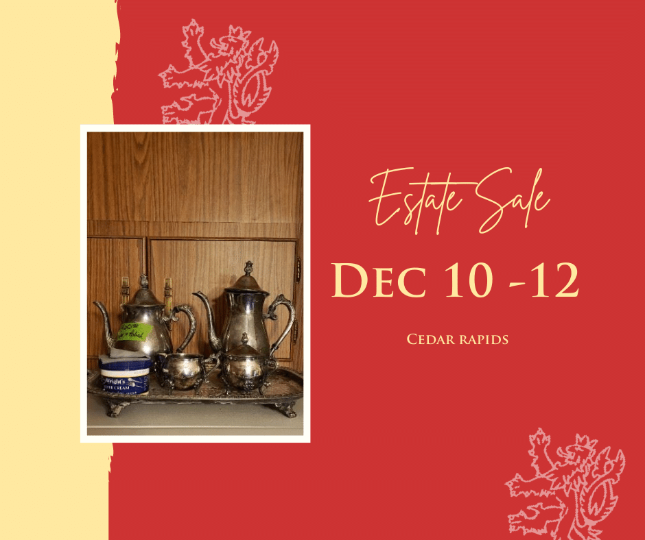 Cedar Rapids Estate Sale Crafters and Rockhounds Dec 1012, 2021