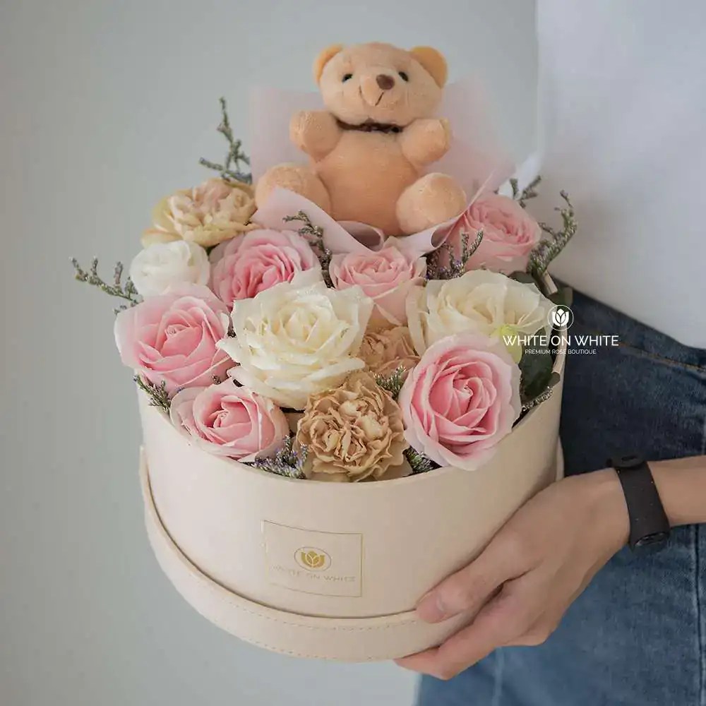 Floral Box and Basket Basket Flower Arrangements Gift