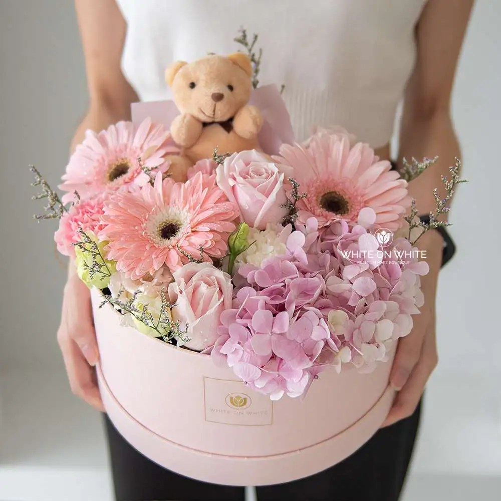 Floral Box and Basket Basket Flower Arrangements Gift