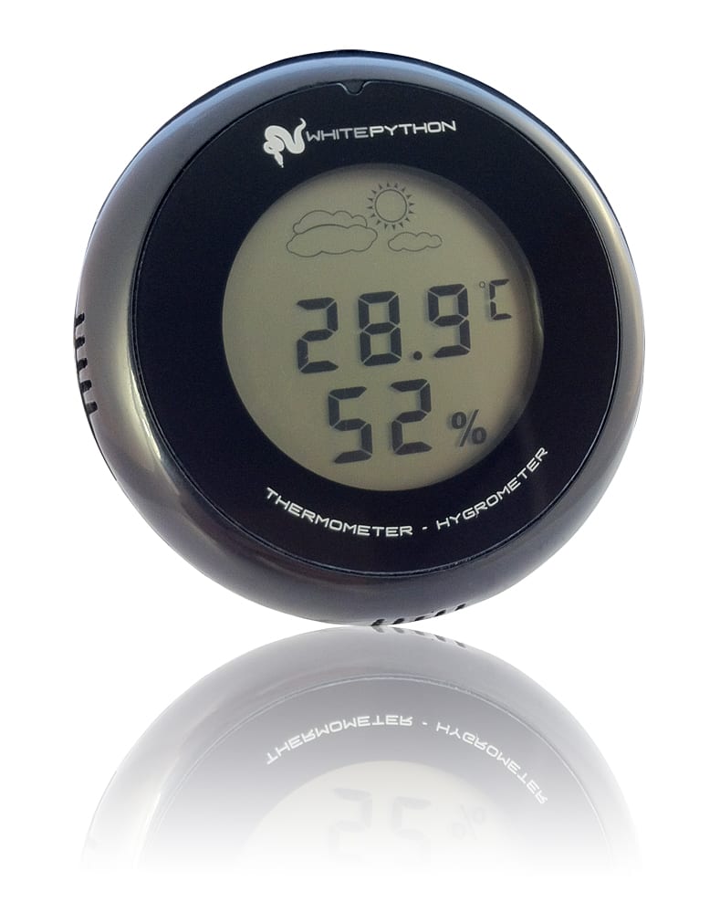 WhitePython™ Digital Thermometer Hygrometer