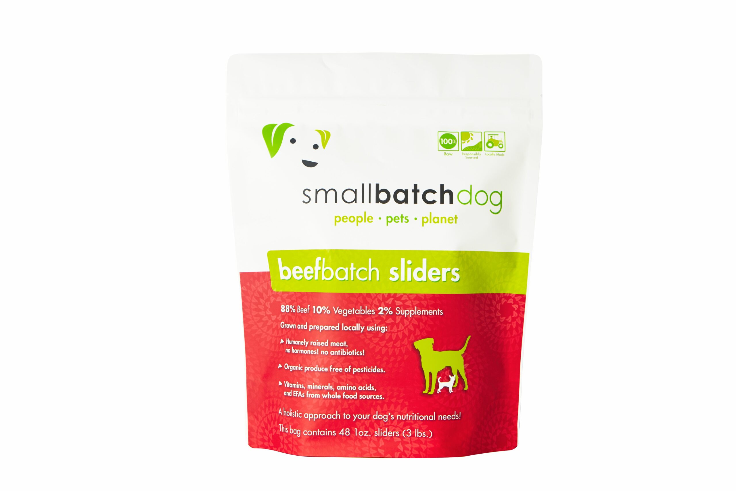Small Batch beef patties & sliders White Rock Pet Food Delivery