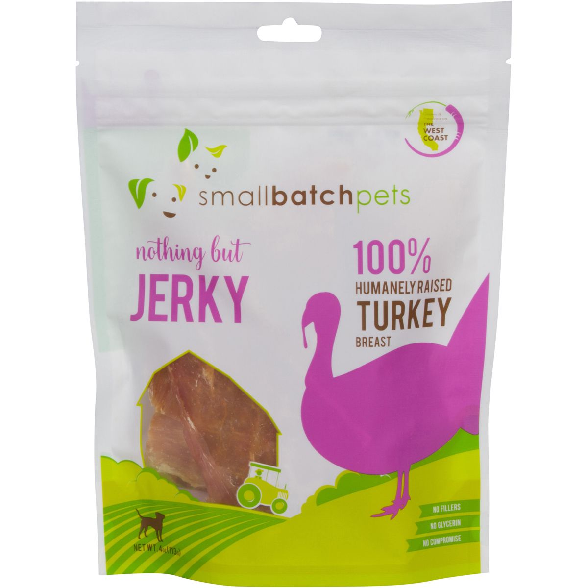 smallbatch turkey jerky White Rock Pet Food Delivery