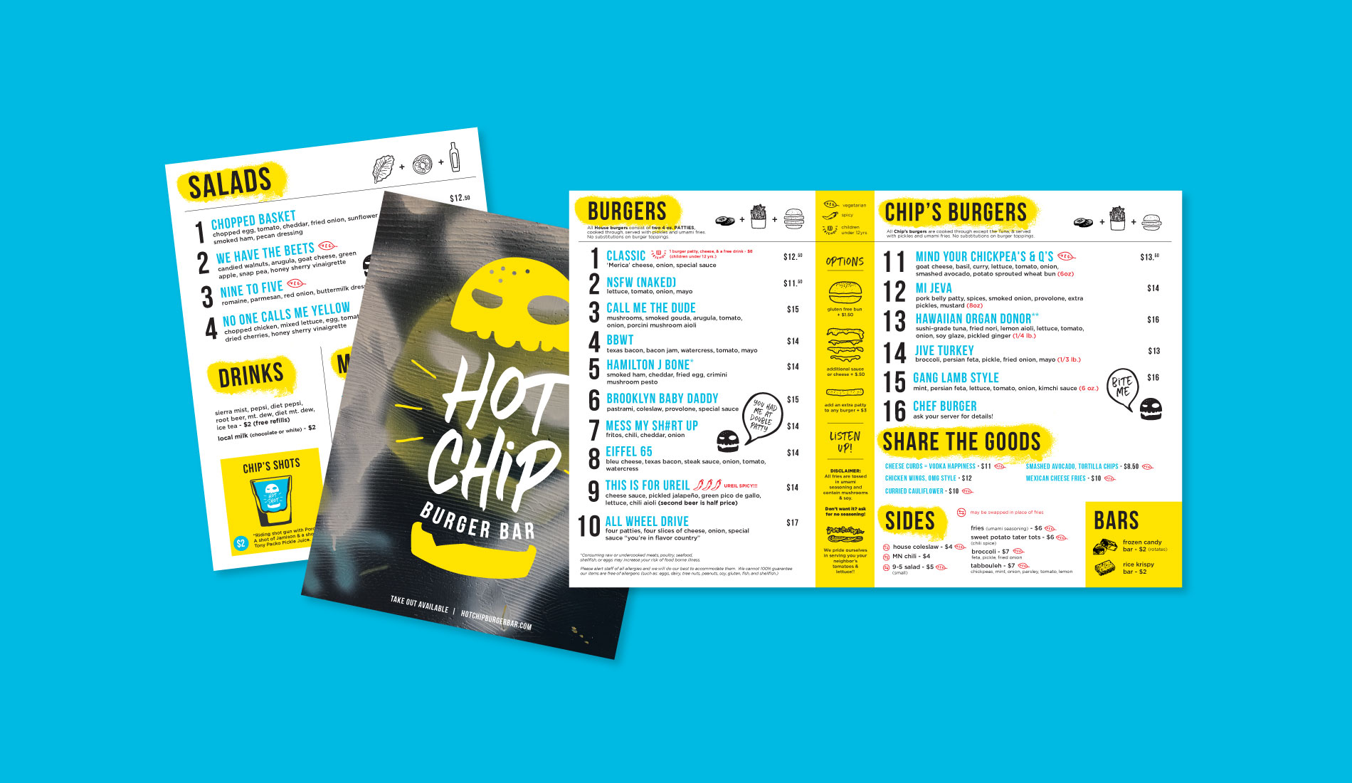 Hot Chip Burger Bar White Space