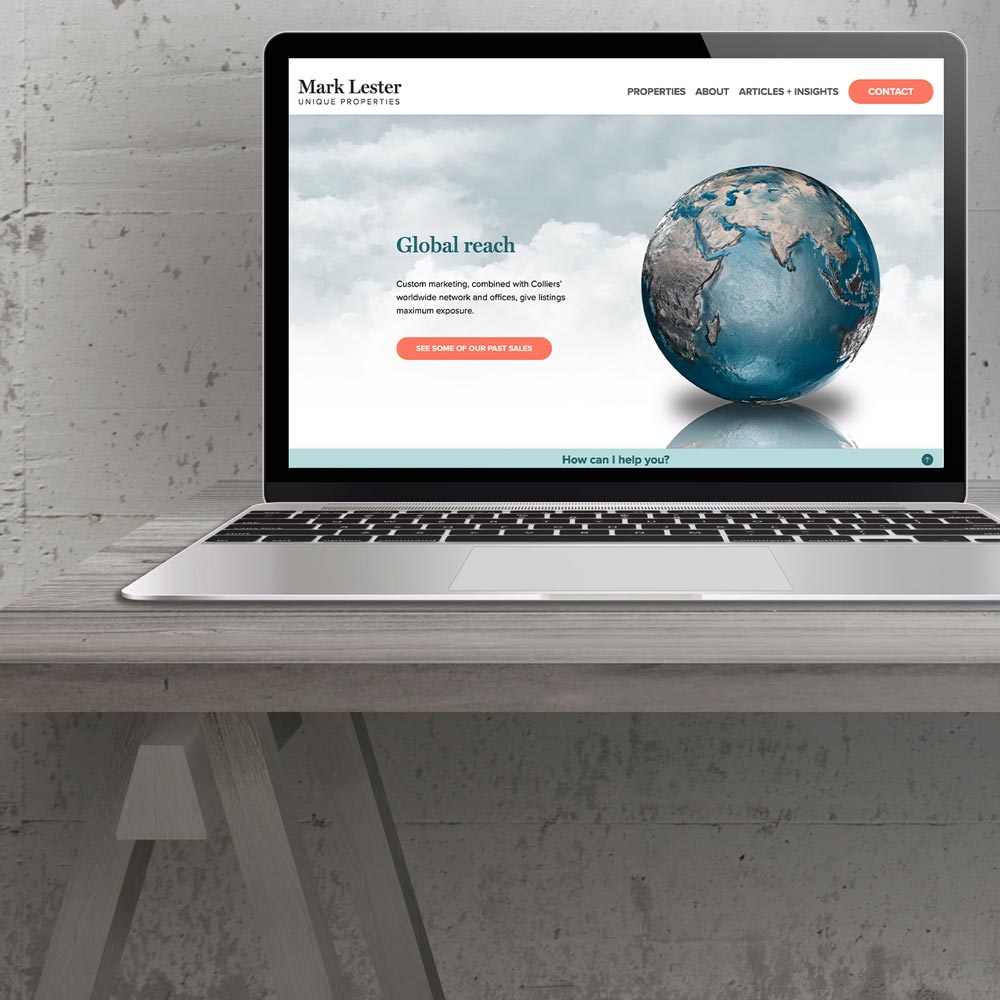 Mark Lester Unique Properties — Whitespace Design