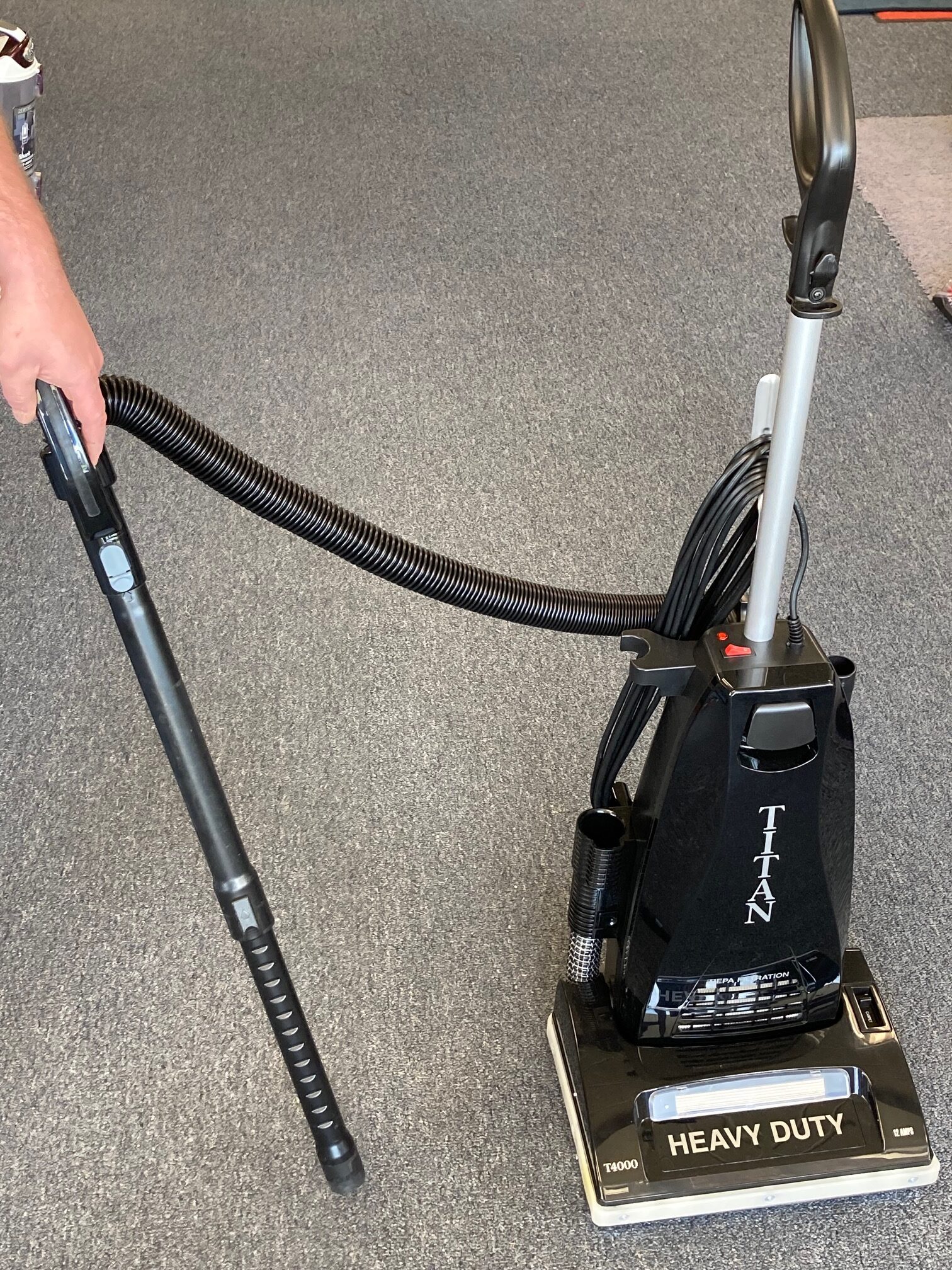 Titan heavy duty vacuum T4000.2 commercial upright White Vacuum