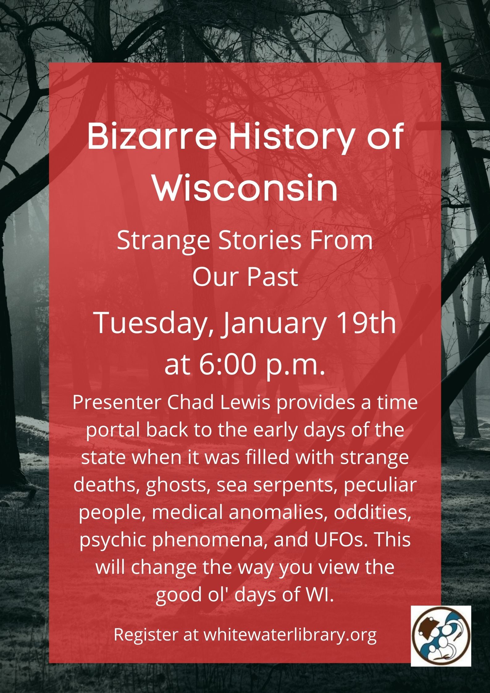 History of Wisconsin Strange Stories from Our Past" a Zoom