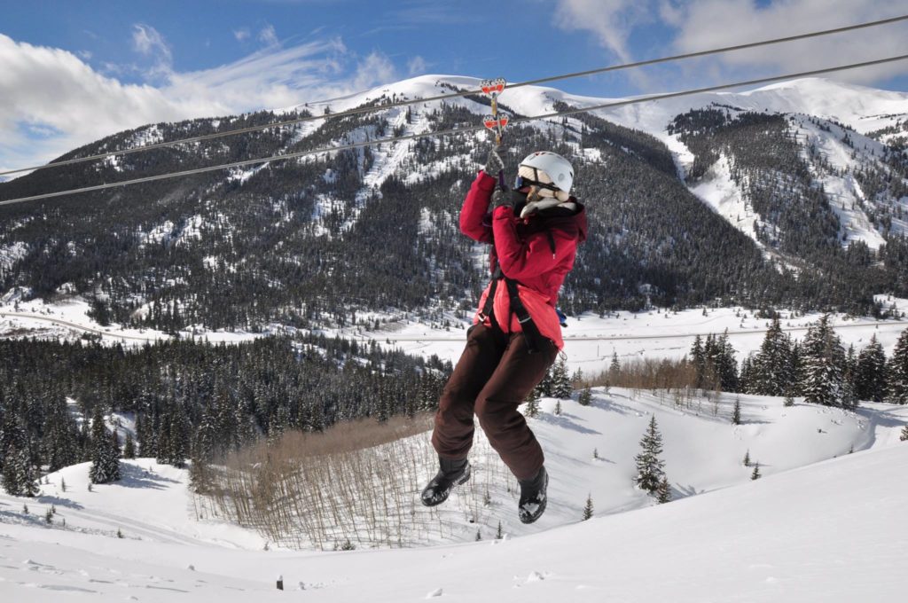 Ride Down On The Exciting Winter Zipline Colorado Trip