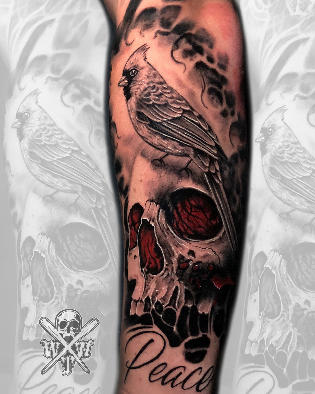 Cardinal Tattoo For Men