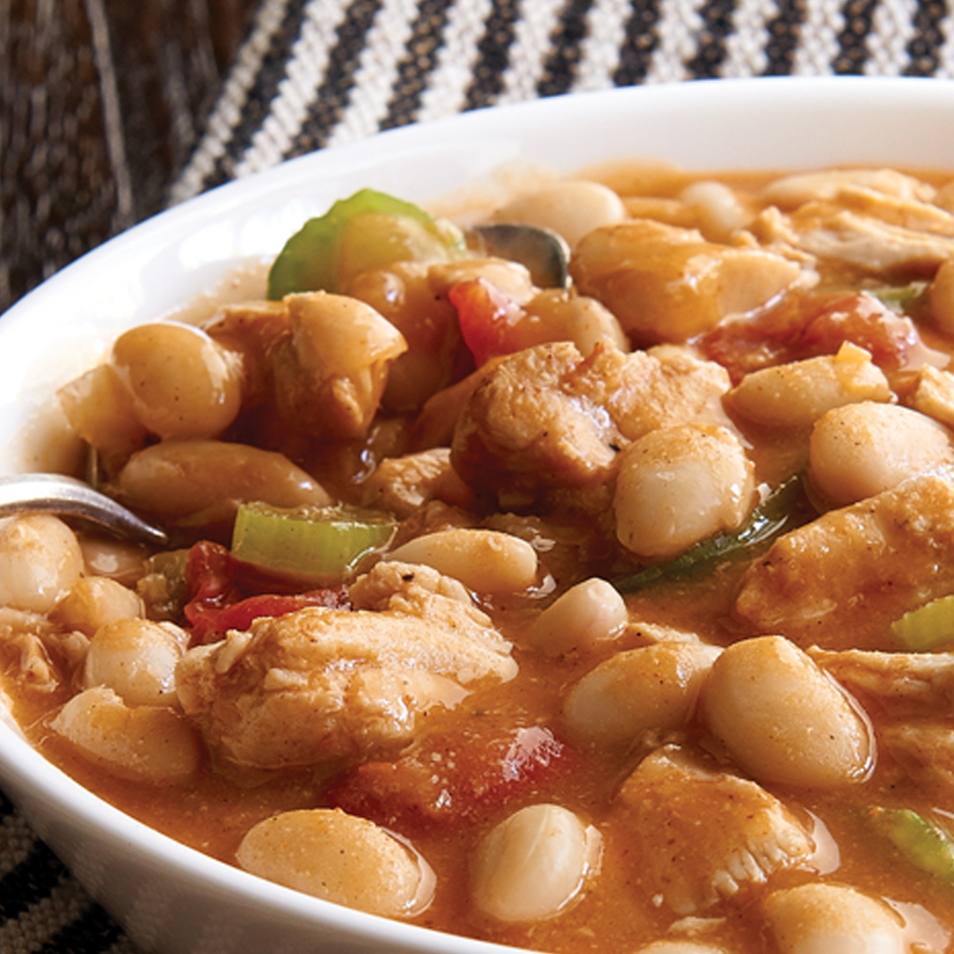 Frozen chili offering the authentic taste of America.