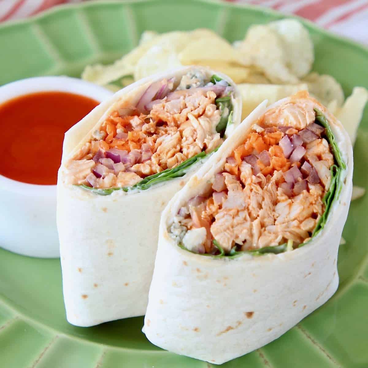 Easy Buffalo Chicken Wrap Recipe