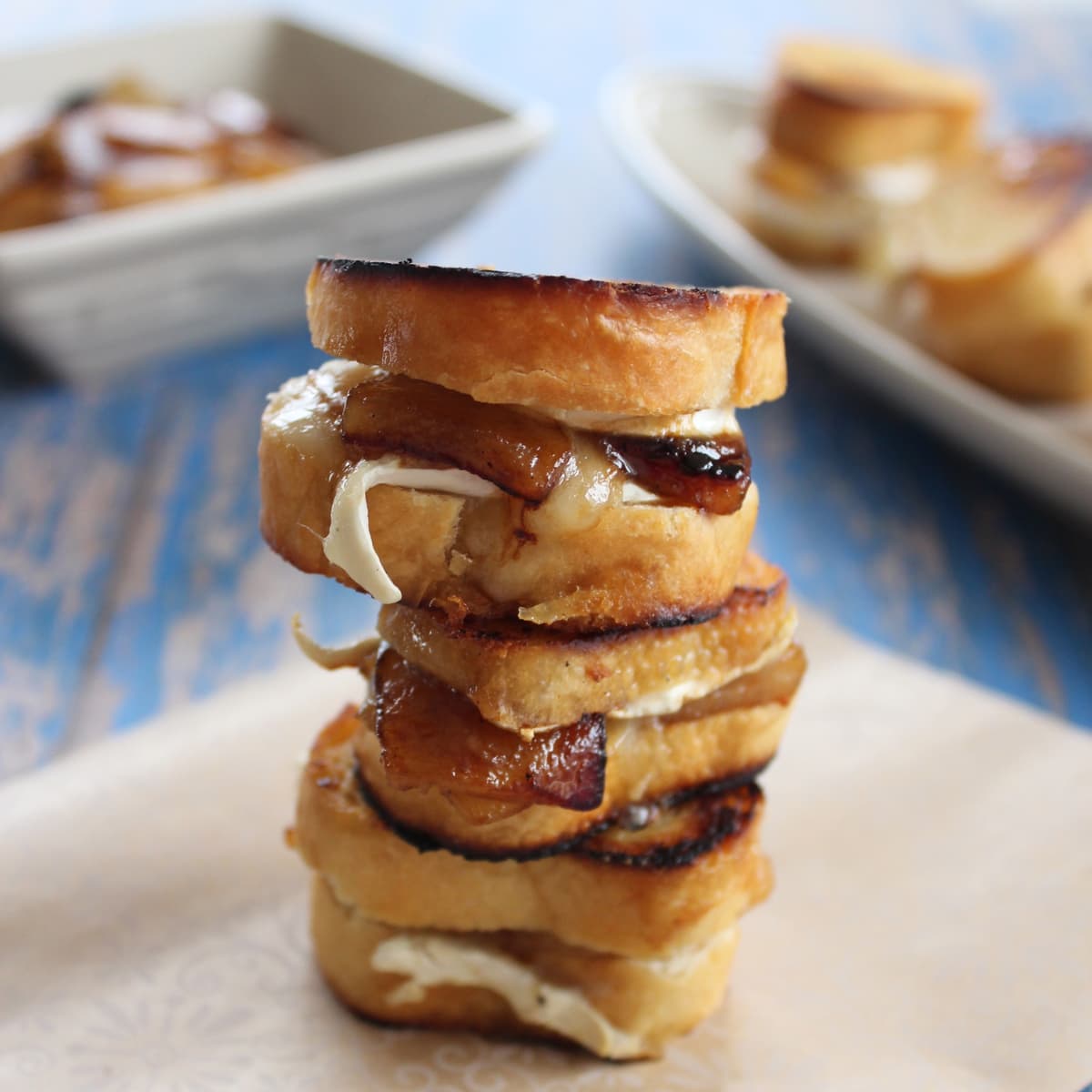 Caramelized Pear and Brie Grilled Cheese
