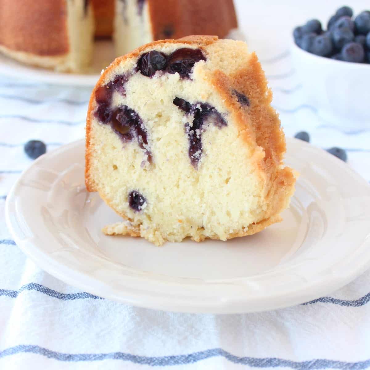 Blueberry Almond Pound Cake