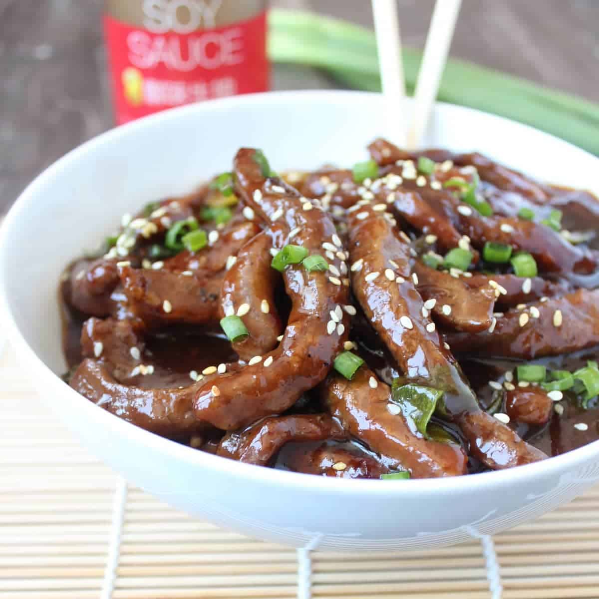 Korean BBQ Beef & Noodle Bowl