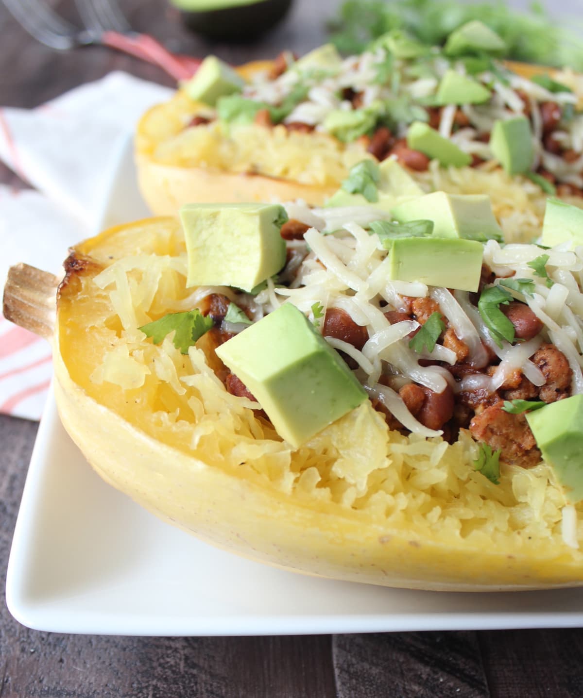 Turkey Chili Spaghetti Squash Recipe