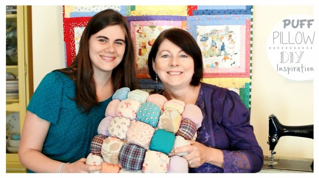 Puff Pillow DIY Inspiration Whitney Sews