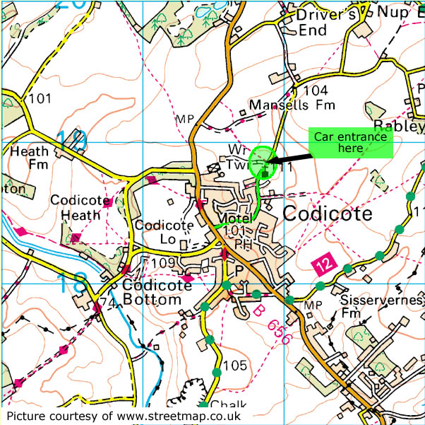 Directions Whitwell Steam and Country Fair