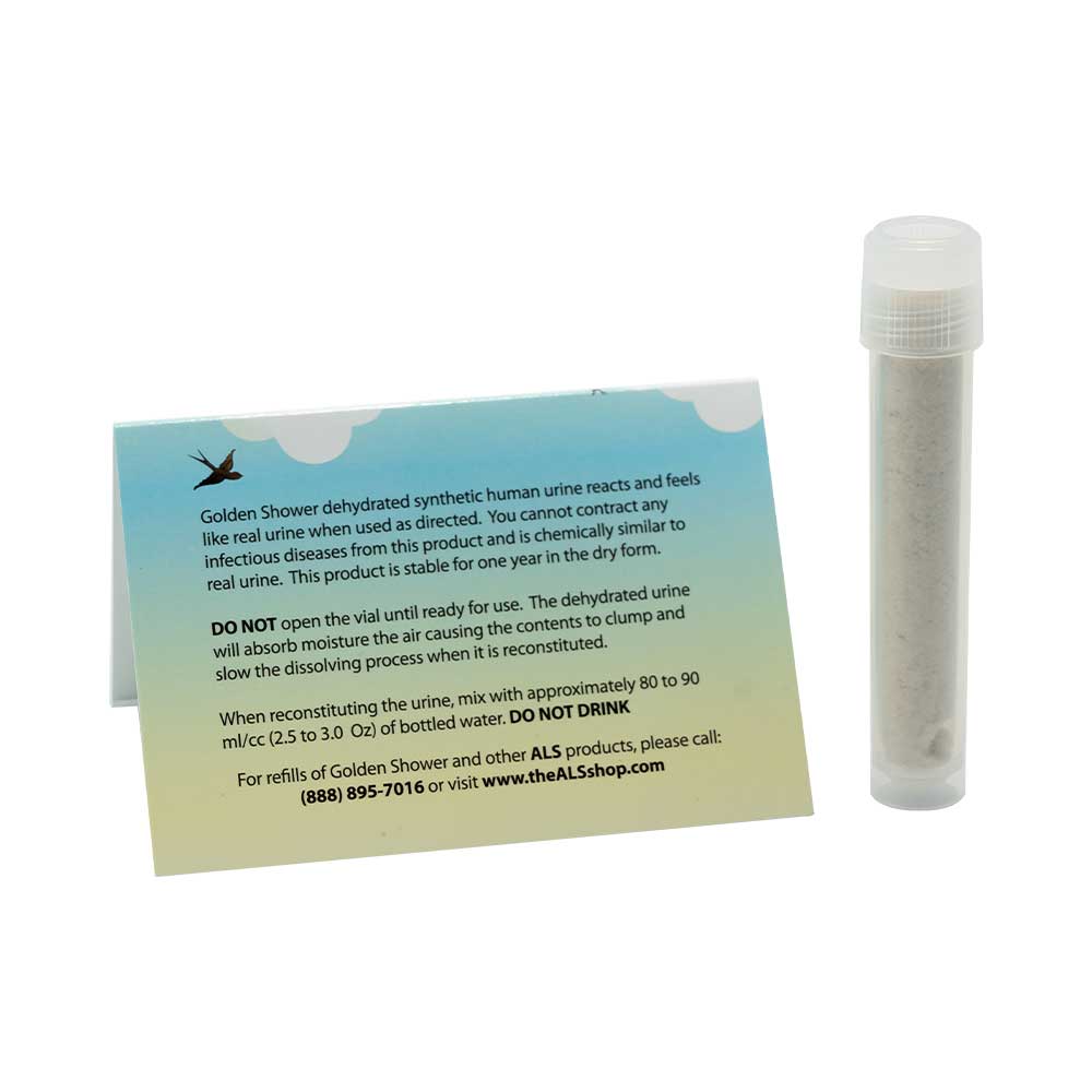 The Golden Shower A Dehydrated Synthetic Urine Kit Whizzinator