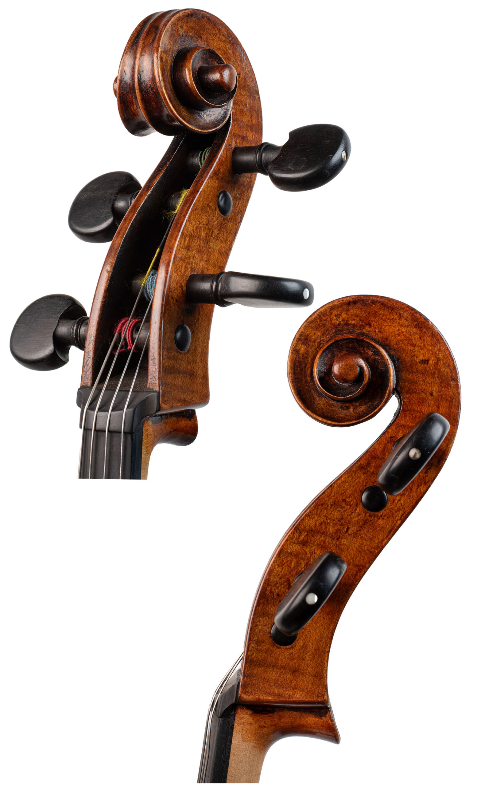 Cello labeled Postiglione William Harris Lee & Company