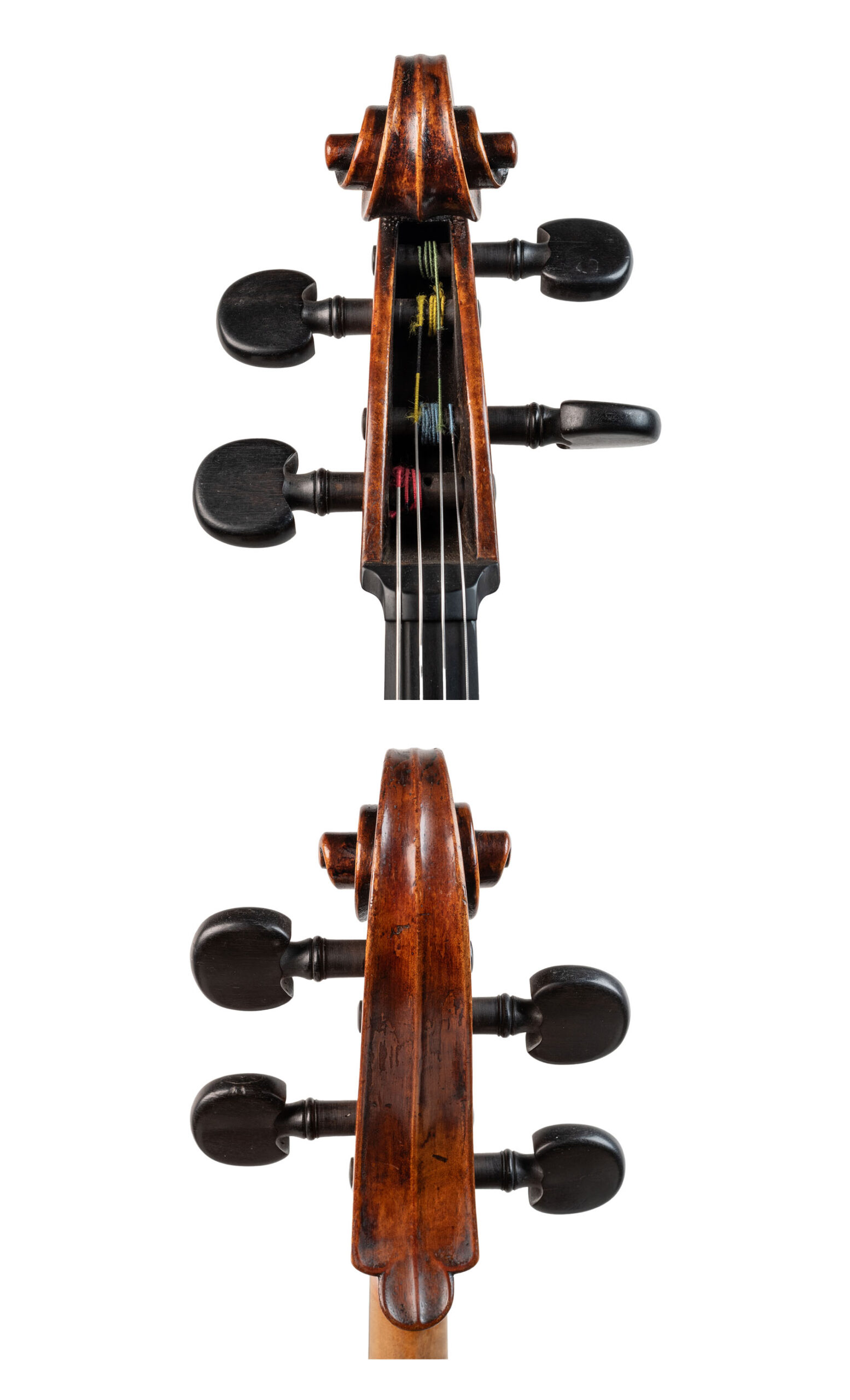 Cello labeled Postiglione William Harris Lee & Company