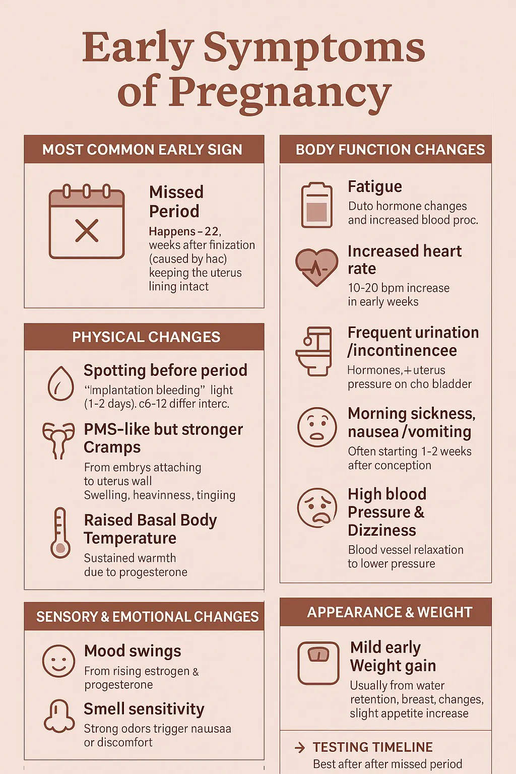 Pregnancy Symptoms Early Signs How To Notice When To Test Wyckoff