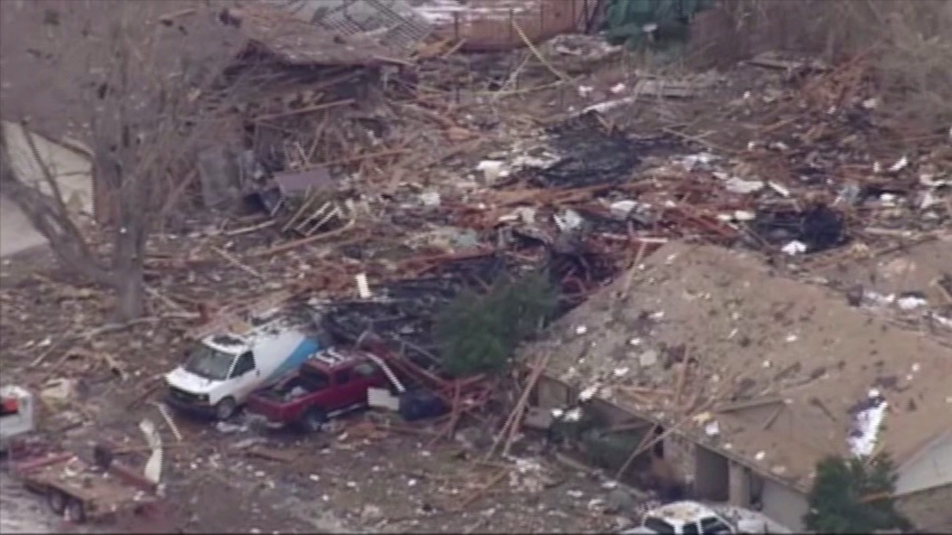 Home explodes in Oklahoma causing massive destruction
