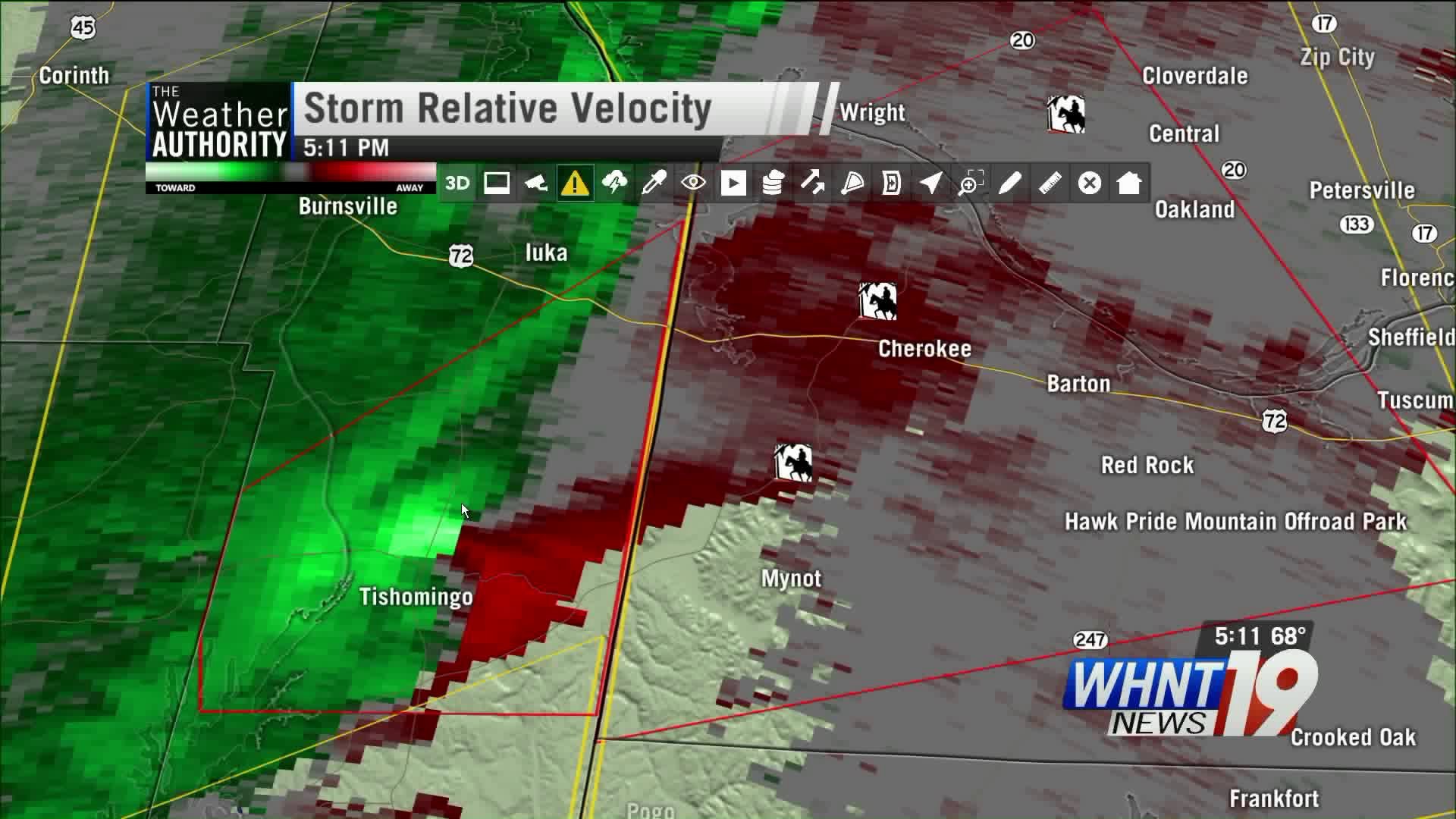 Tornado Confirmed In Colbert County From Wednesday Night's Storms