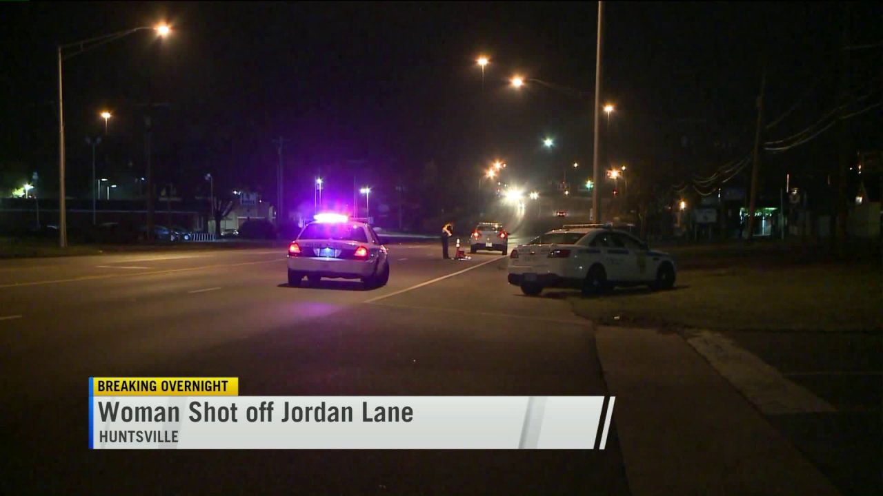 Woman shot, investigation underway off Jordan Lane in Huntsville