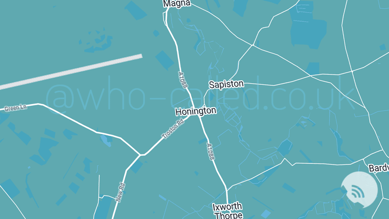 01400 area code Who called me from the 01400 Honington area code?