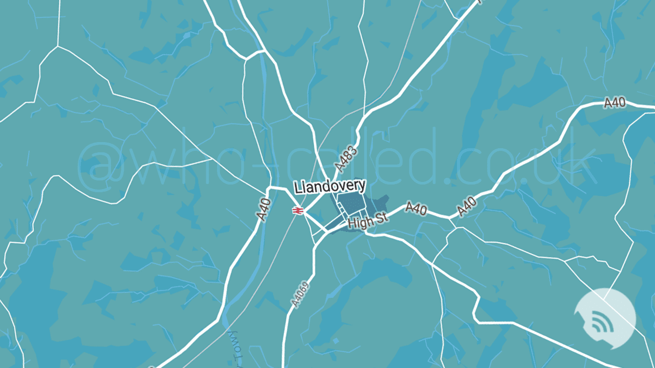 01550 area code Who called me from the 01550 Llandovery area code?