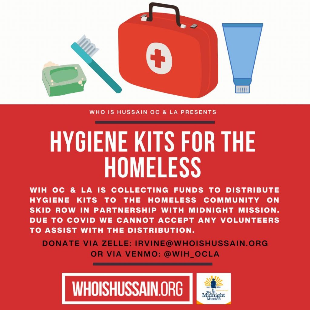 Hygiene Kits for Homeless Who is Hussain
