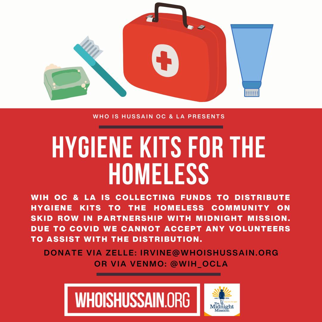 Hygiene Kits for Homeless Who is Hussain