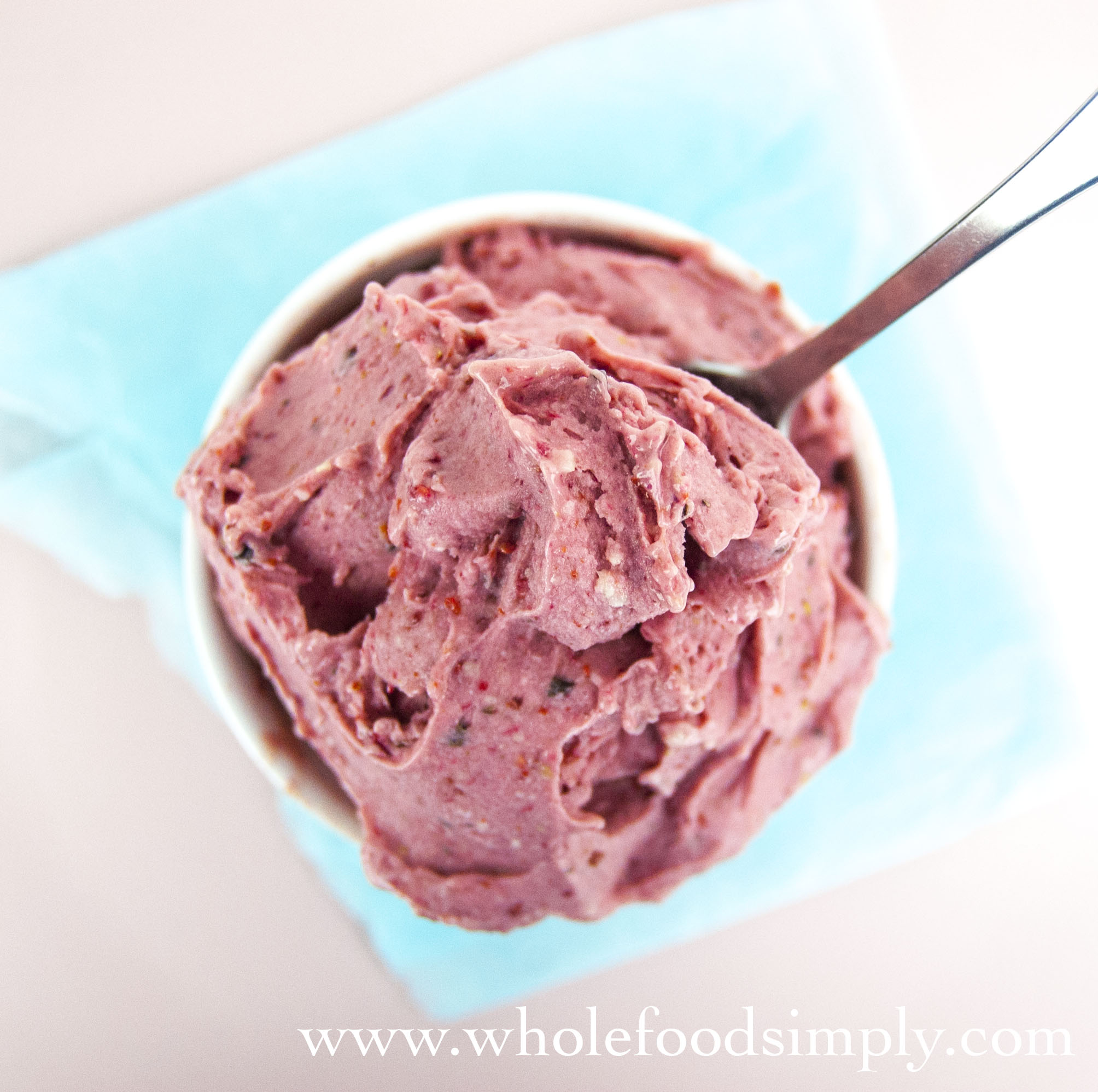 Quick and Easy Raspberry Ice Cream Wholefood Simply