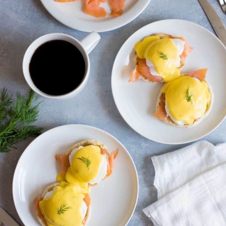 Smoked Salmon Eggs Benedict Wholefully