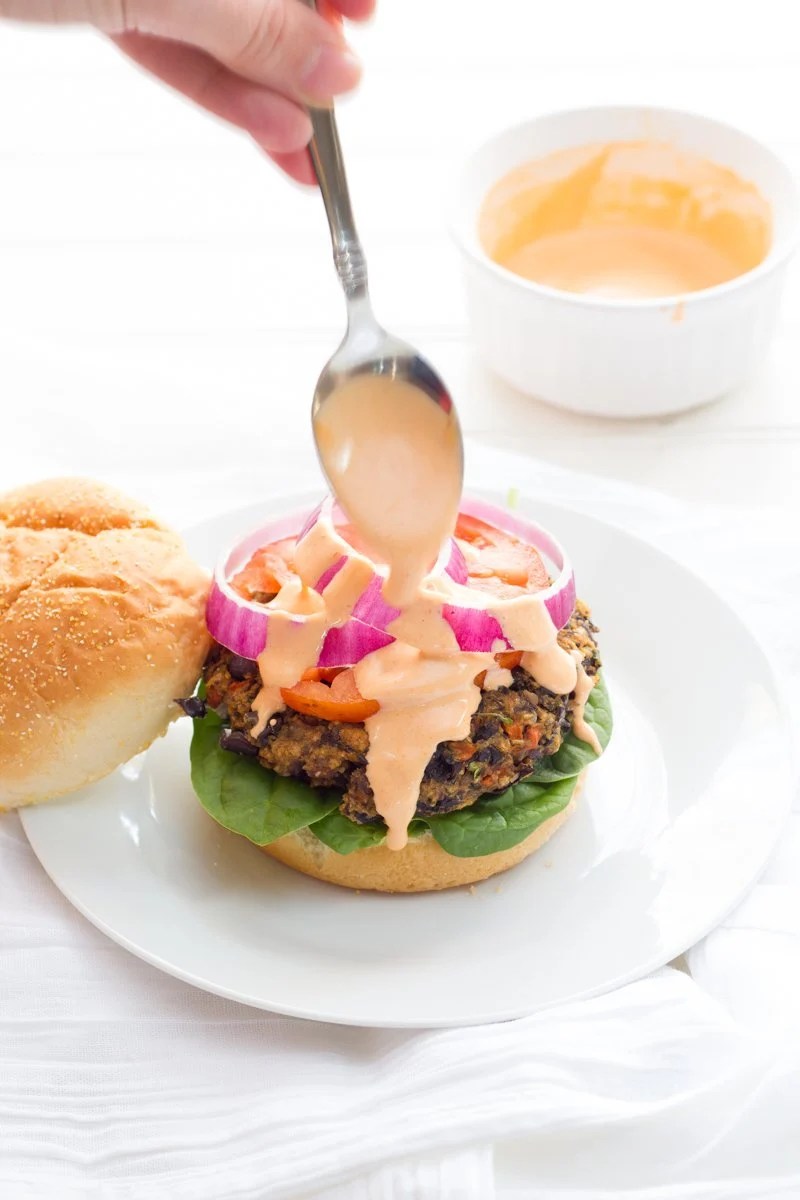 Mushroom and Wild Rice Black Bean Burgers