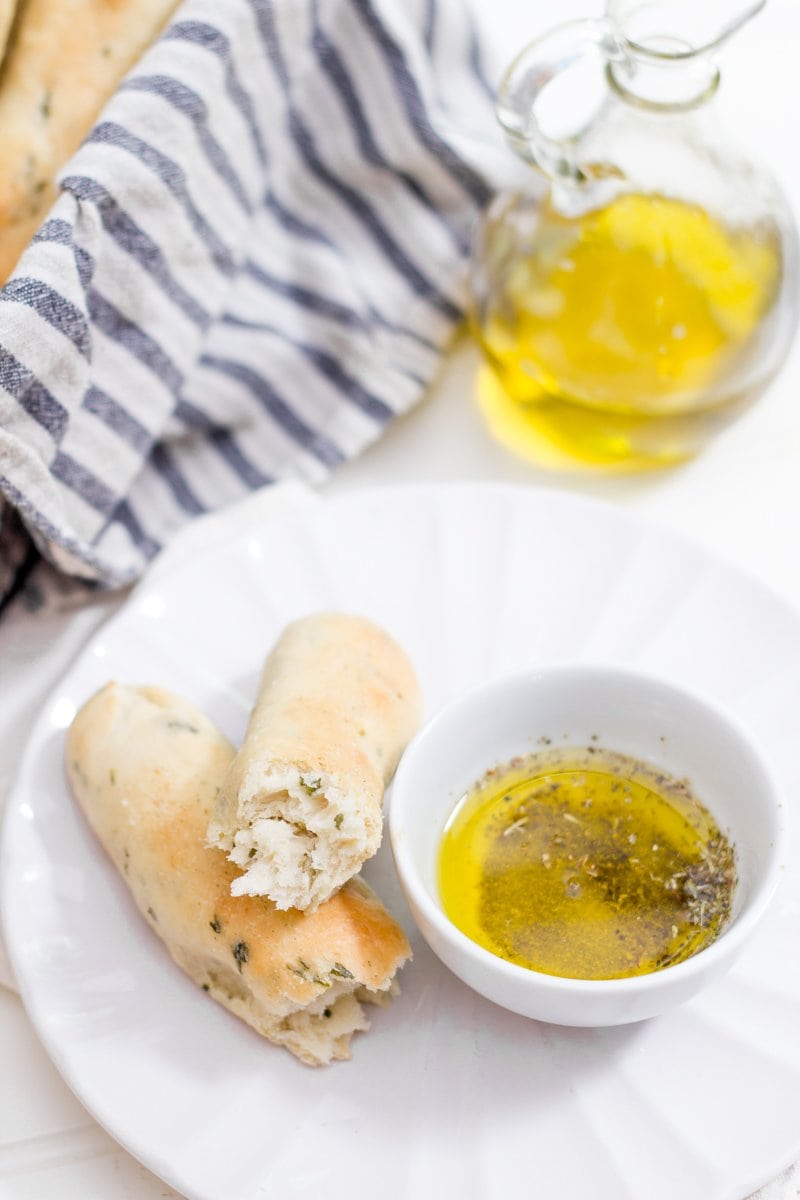 Garlic and Herb Breadsticks Back to Her Roots