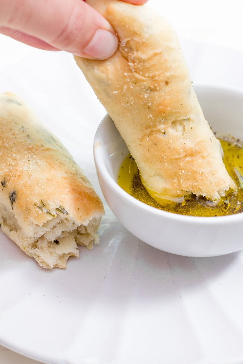 Garlic and Herb Breadsticks Back to Her Roots