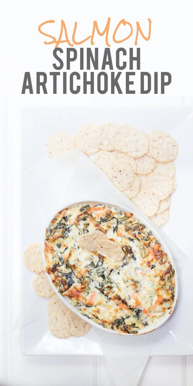 Salmon Spinach Artichoke Dip Wholefully