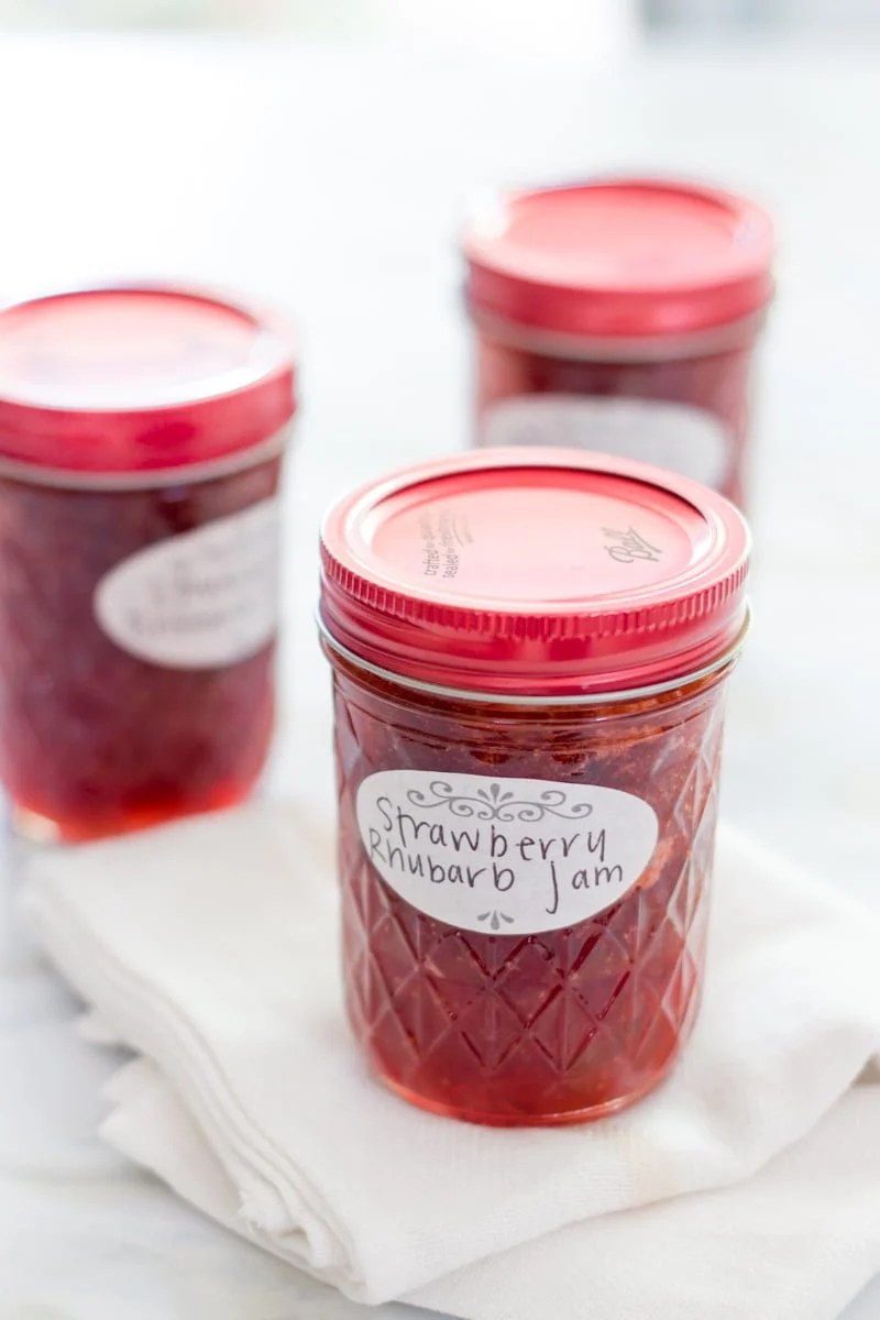 Strawberry-Rhubarb Jam | Wholefully